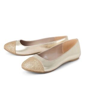 The Children's Place Gold Glitter Dress Shoes